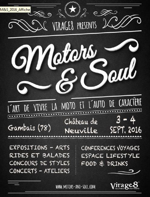 Autos et Motos de Caractère pour Motors and Soul 2016
