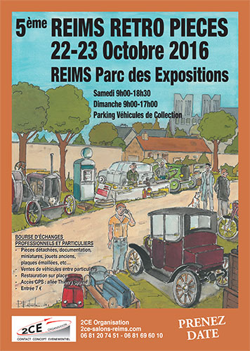 Reims Retro Pièces 2016 sera Encore Plus Grand