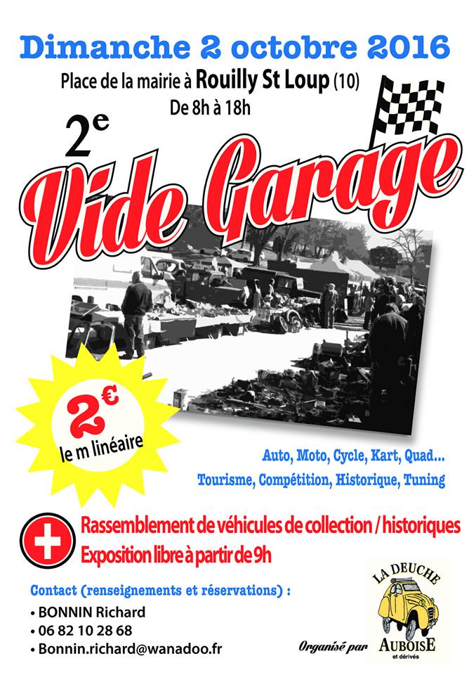 Le Vide Garage de Rouilly St Loup, un événement d’un nouveau genre