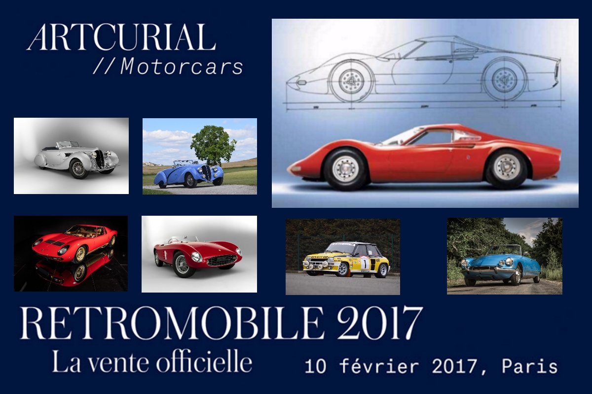 Le Catalogue Artcurial pour Retromobile 2017 est juste superbe.