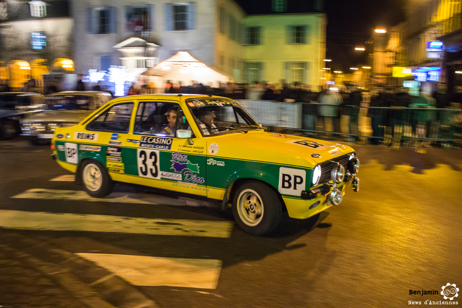 Le Rallye Monté Carlo Historique 2017 dans l’Aube en pleine nuit