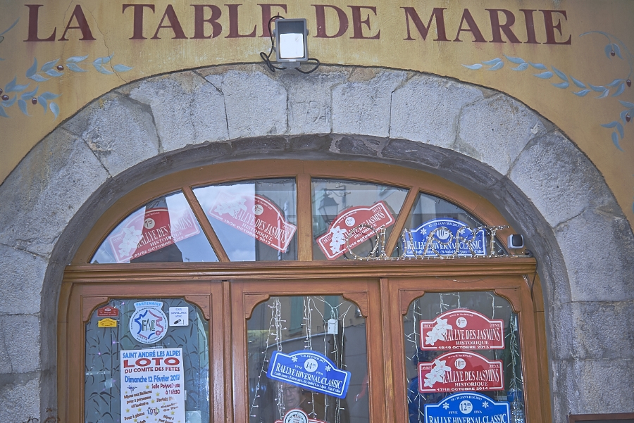 La Table de Marie, le RDV des équipages du Monté Carlo
