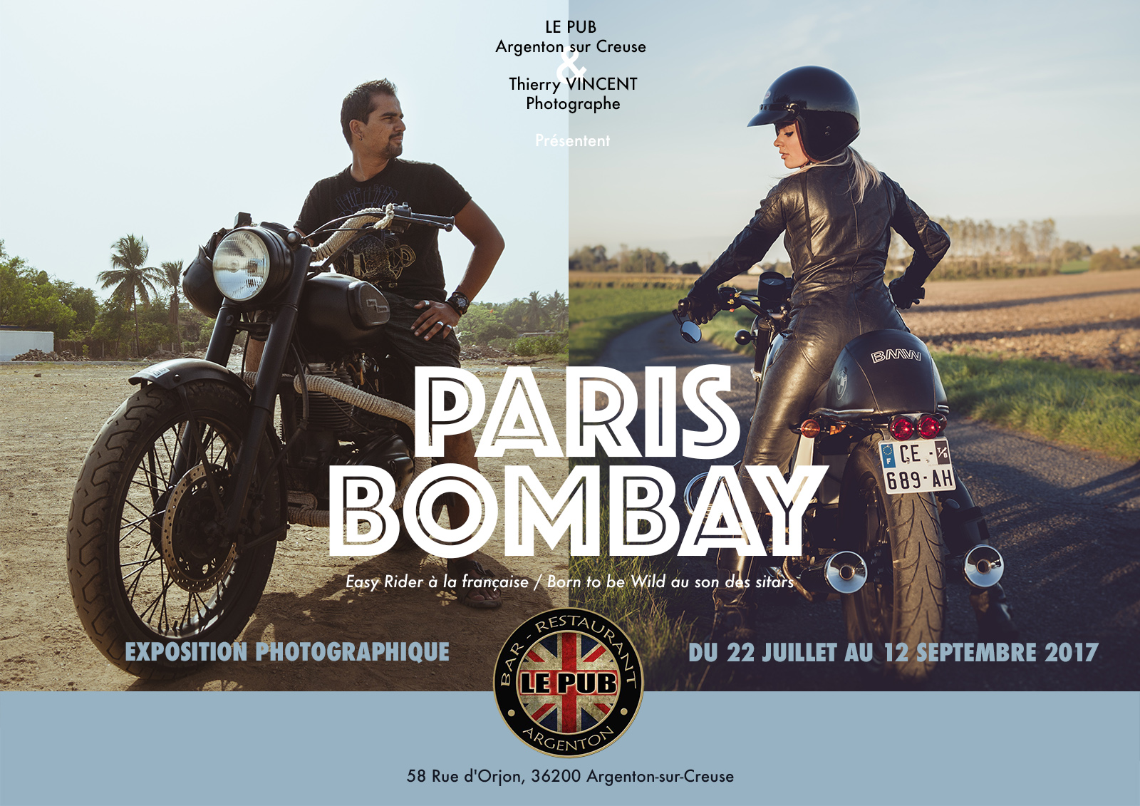 Les motos et les motards s’exposent dans les photos de Thierry Vincent