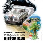 Affiche Rallye Monte Carlo Historique 2018- Rallye Monte-Carlo Historique 2018