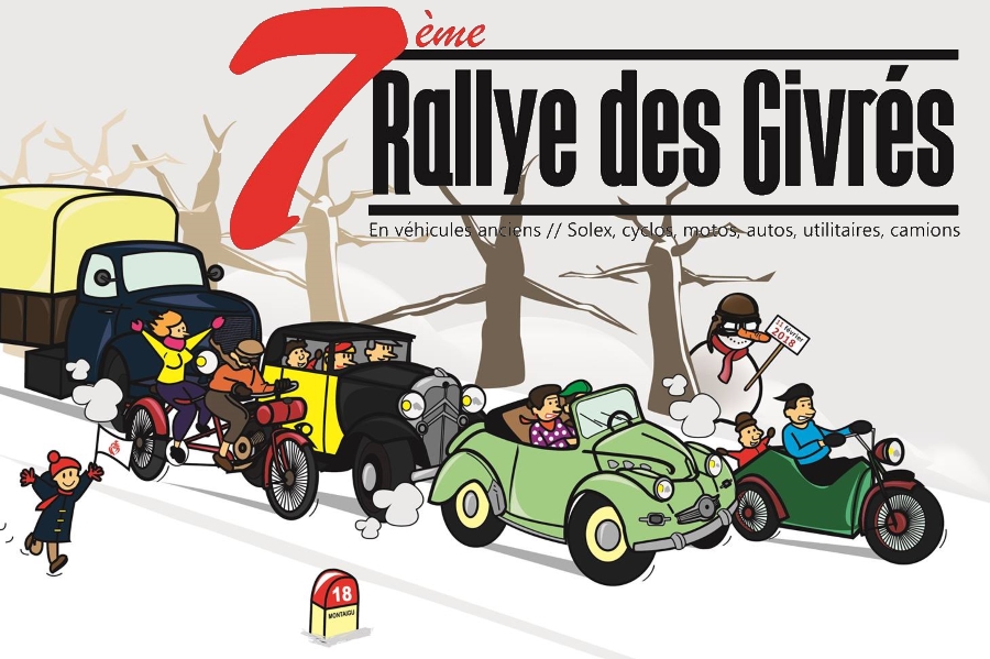 Le Rallye des Givrés 2018 se prépare, et vous pourrez le suivre