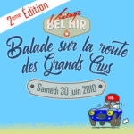 Affiche balade grands crus 2018- Vintage Bel Air Festival
