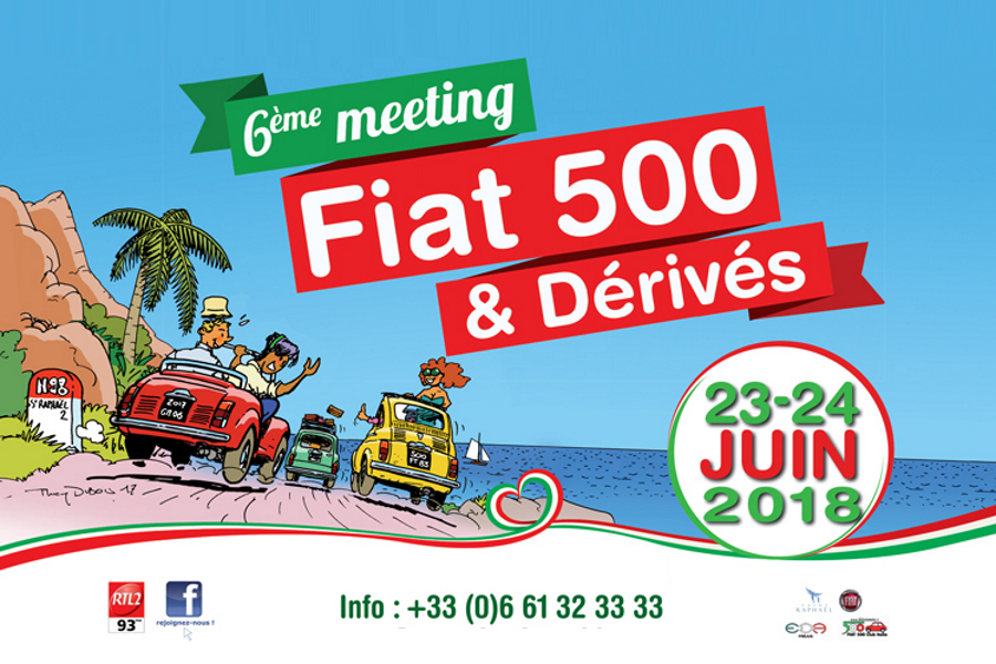 Les Fiat 500 seront de sortie à St Raphaël, c’est le Festivitalia