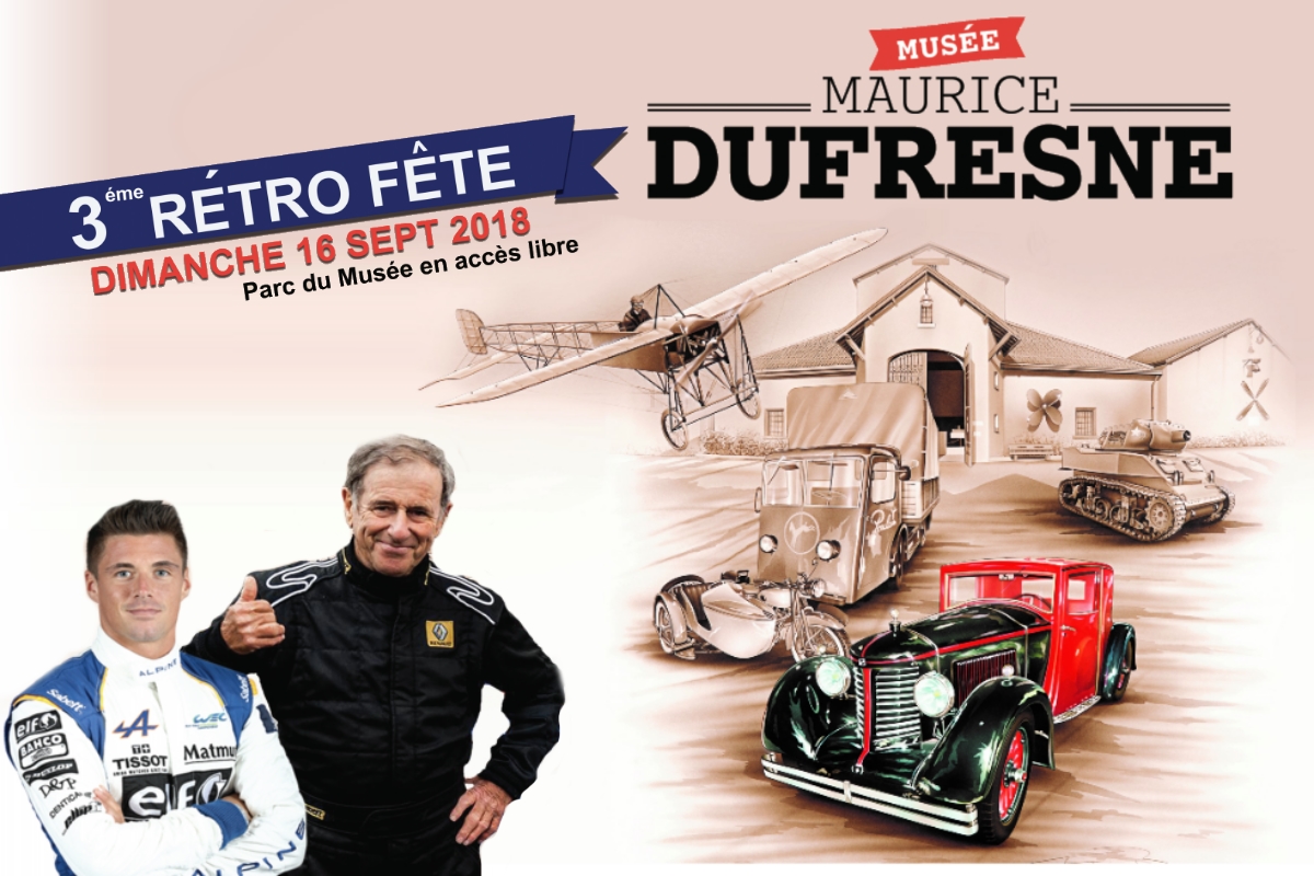 Rendez-vous à Azay le Rideau pour la Retro-Fête du Musée Maurice Dufresne