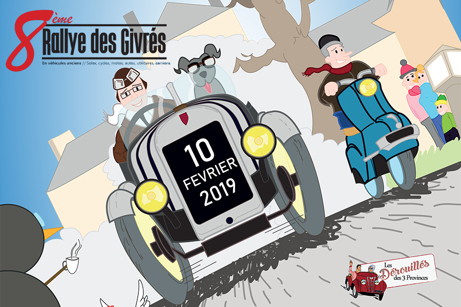 Les Dérouillés vous Attendent pour le Rallye des Givrés 2019