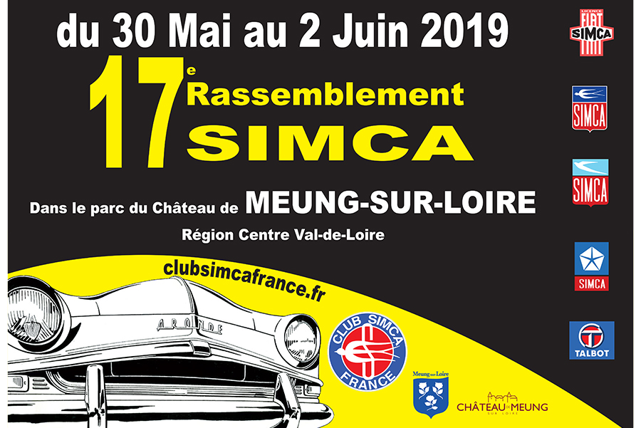 Les Simca ont rendez-vous dans le Val de Loire fin mai