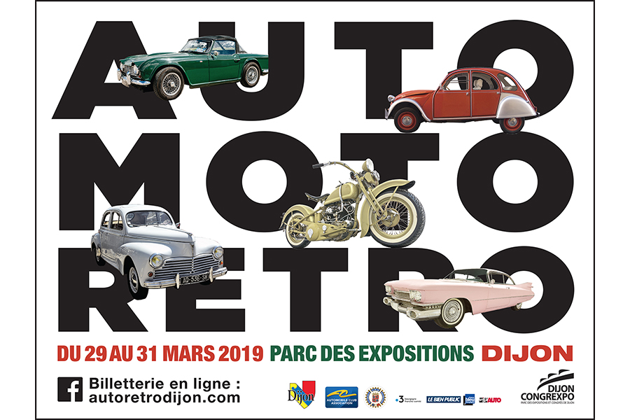 Salon Auto Moto Rétro de Dijon 2019 : compétition, camping et chevrons
