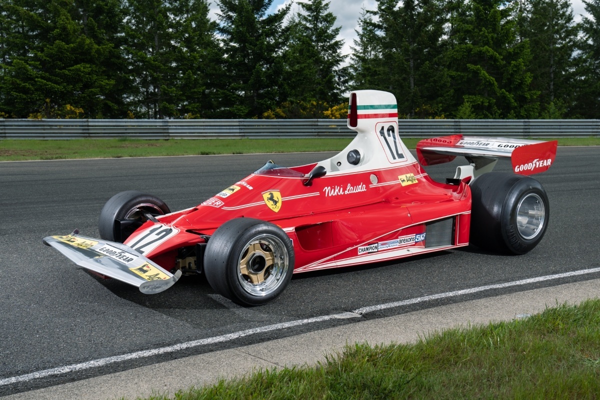 Une Ferrari 312T victorieuse aux mains de Lauda bientôt proposée aux enchères