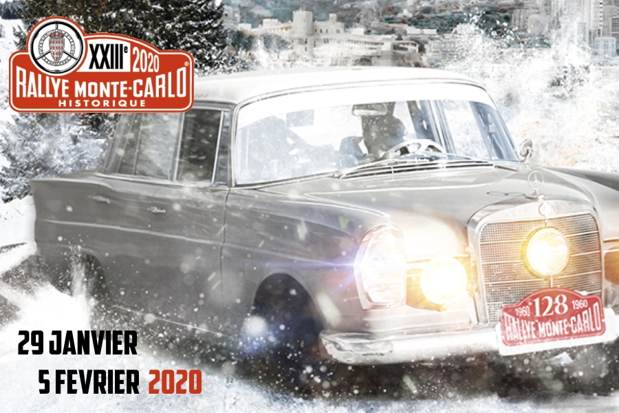 Carte postale Rallye Monté Carlo Historique 2020 départ de Reims 