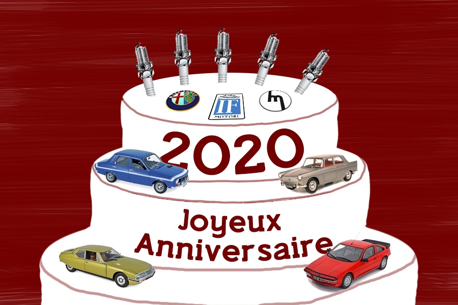 Les anniversaires automobiles de 2020