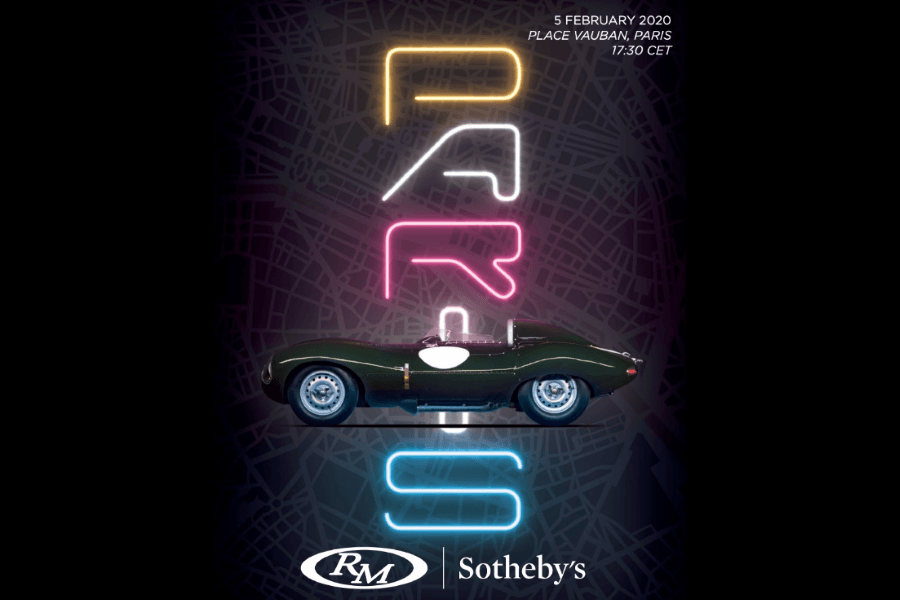 Posters, Delahaye et Jaguar au programme de la Vente RM Sotheby's de Paris 2020