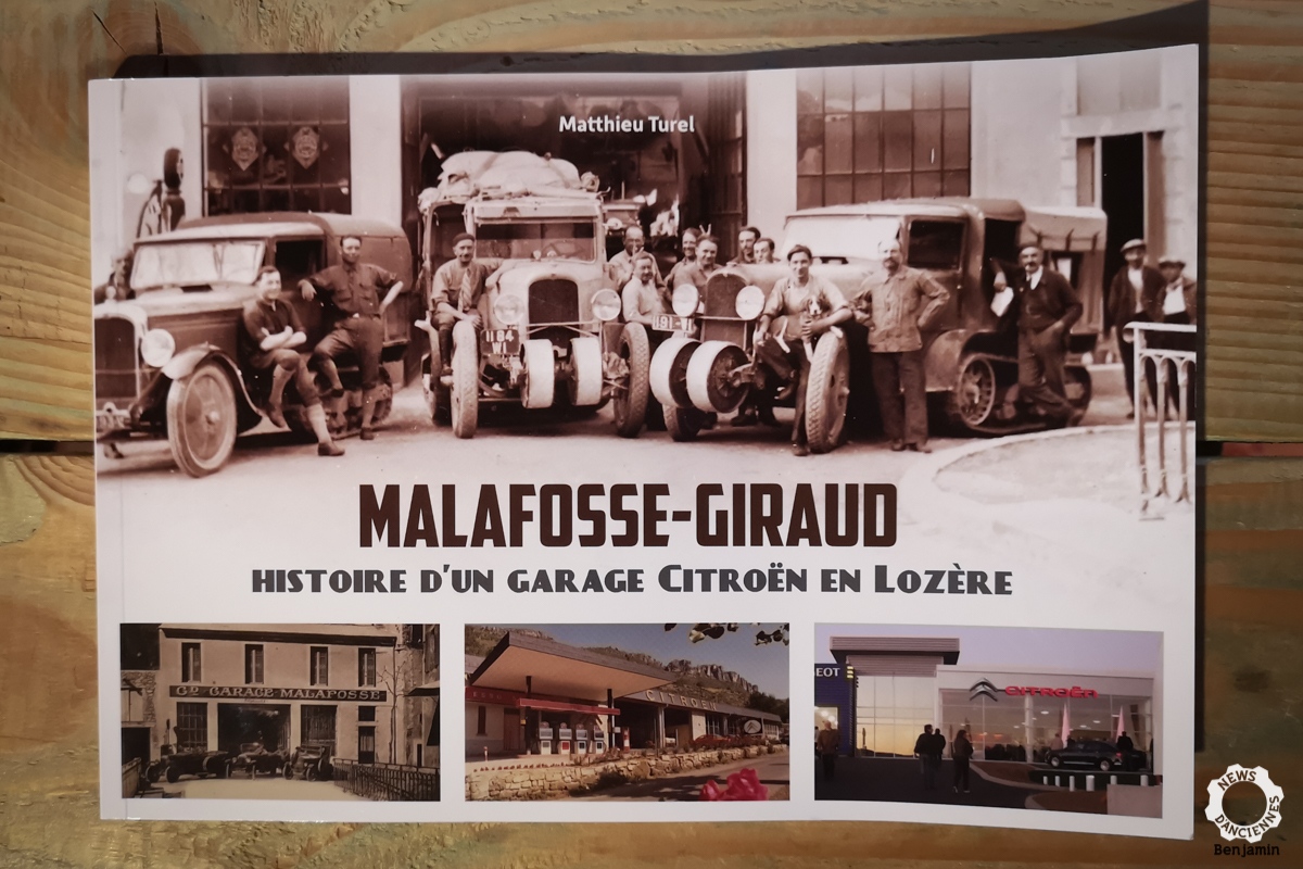Malafosse-Giraud, Histoire d’Un Garage Citroën en Lozère, un livre pour retracer une belle histoire