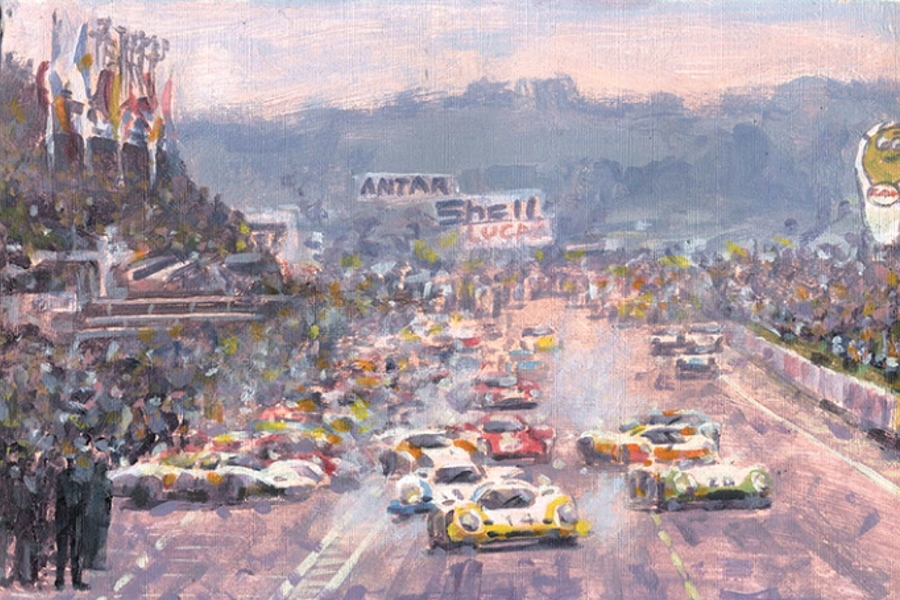 Rob Ijbema, un peintre prolifique amateur de course auto