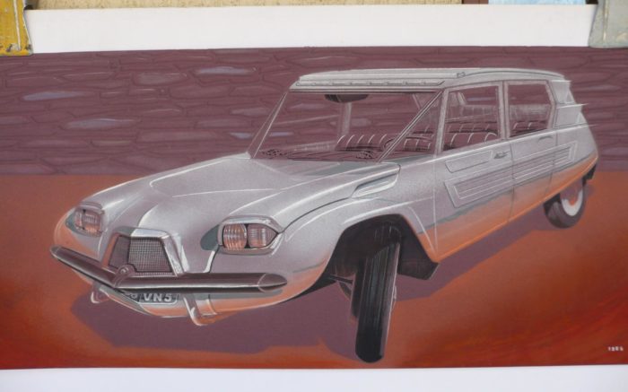 Premier projet Dyane 1965- Citroën Dyane