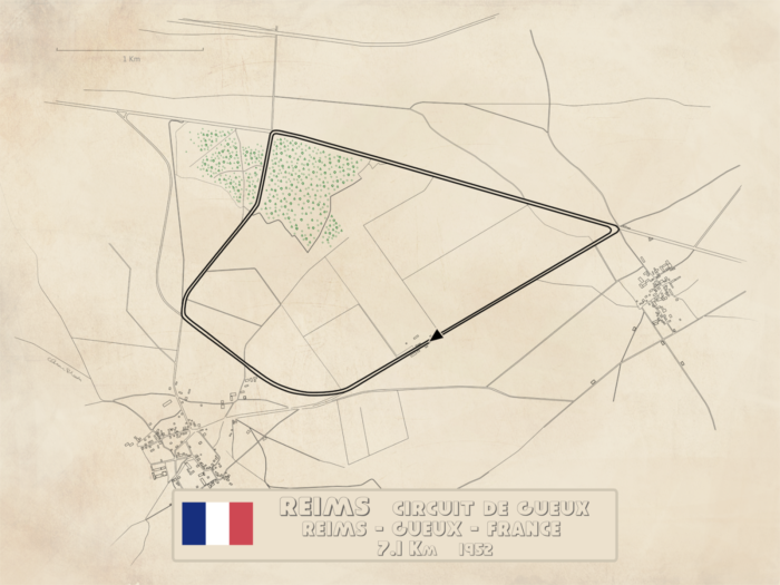 Circuit de Reims Gueux 1952- gueux