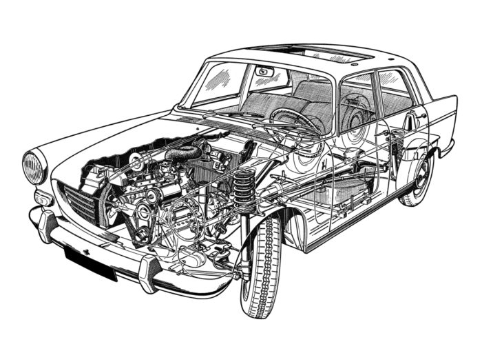 Eclate Peugeot 404- Peugeot 404