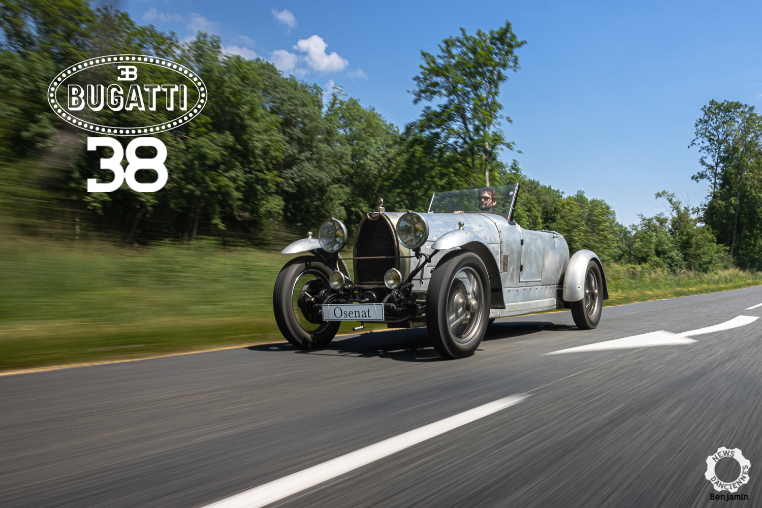 Bugatti Type 38, au volant d’une GT de son temps