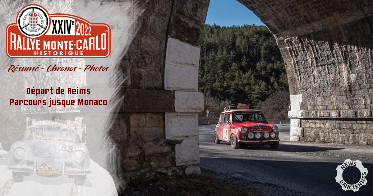 Le Rallye Monte Carlo Historique 2022, c’est parti : Reims-Monaco