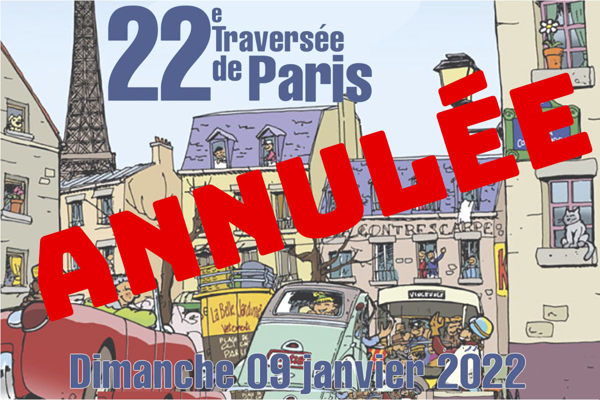 La Traversée de Paris Hivernale 2022 Annulée !