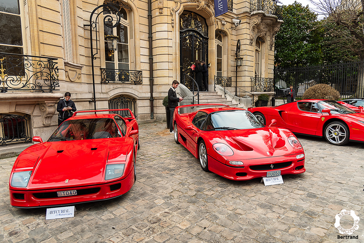 Artcurial à Rétromobile 2022 : quatre Ferrari monégasque en plus