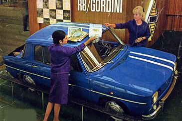Presentation R8 Gordini Salon de Paris 1964- Renault 8 Gordini
