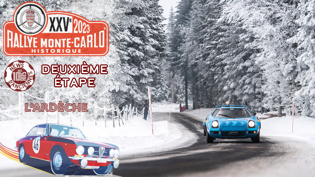 Rallye Monte-Carlo Historique 2023, les résultats de la deuxième journée