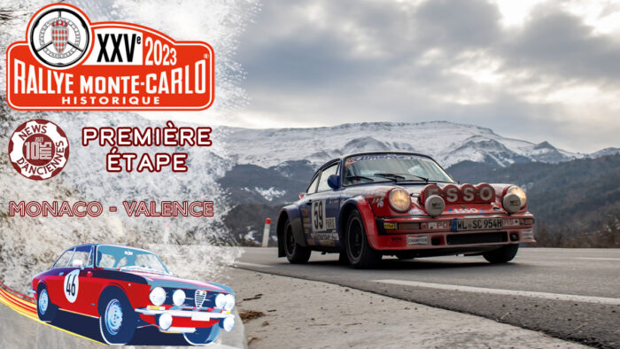 Rallye Monte Carlo Historique 2023 Premiere Etape-