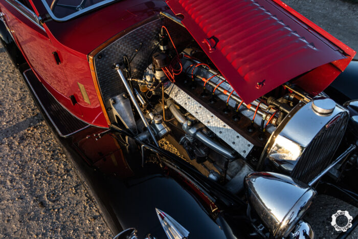 8 cylindres en ligne de la Bugatti Type 57 Stelvio