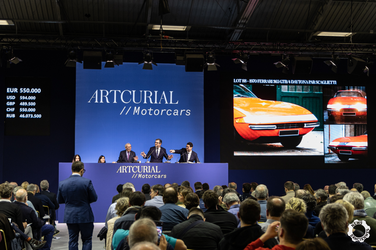 Les résultats de la vente Artcurial à Rétromobile 2023