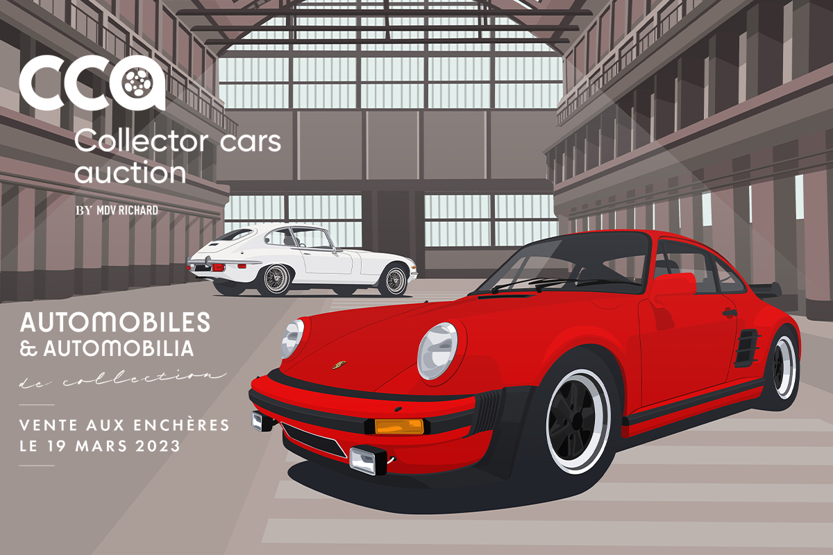 Collector Cars Auction : beau catalogue pour la vente du 19 Mars