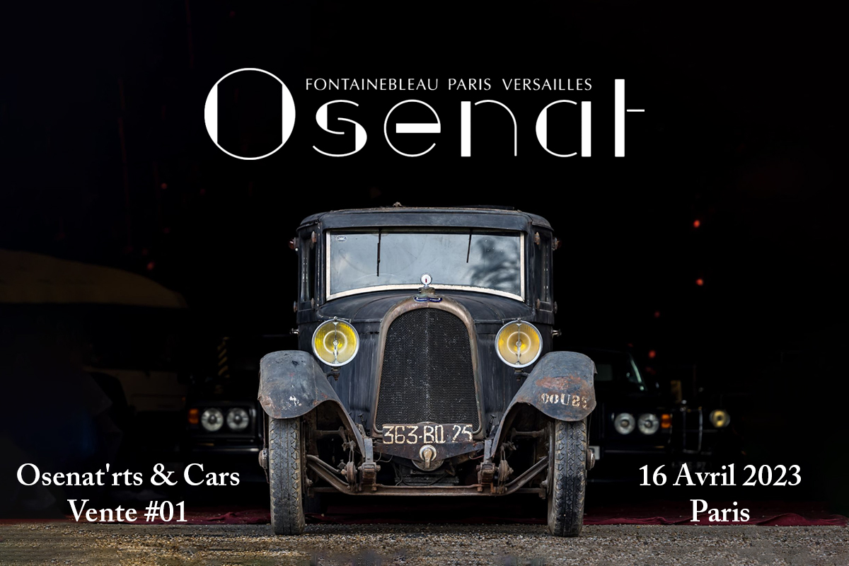 Osenat’rts & Cars, catalogue réduit et d’un nouveau genre