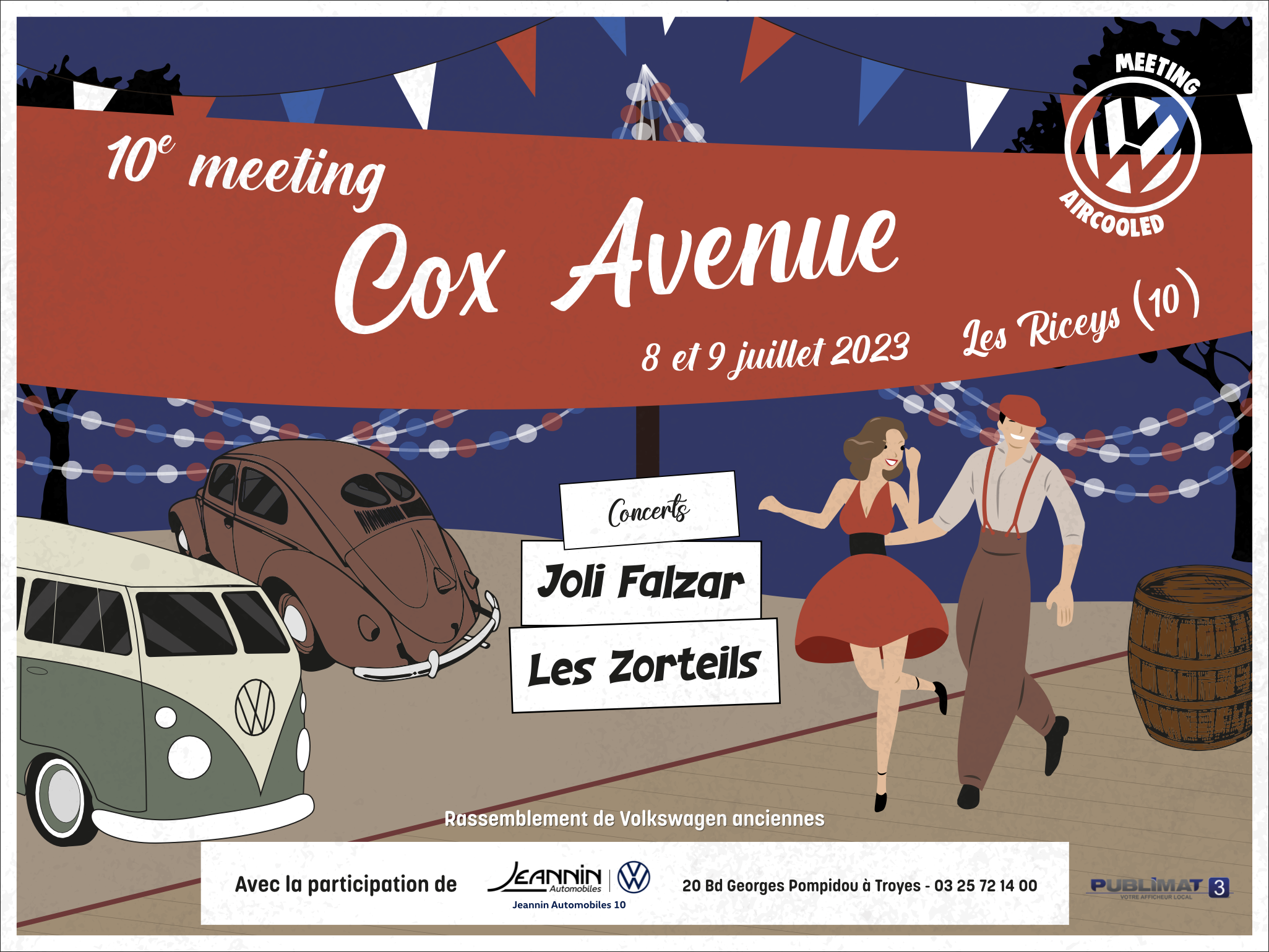 Meeting Cox Avenue 2023 : le rassemblement aubois des amateurs de VWn aircooled approche à grands pas !