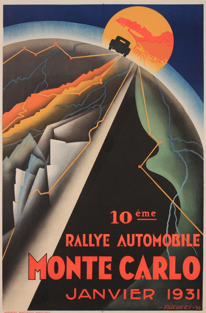 318 F0306 Rallye Automobiles Monte Carlo Poster 1931 1-