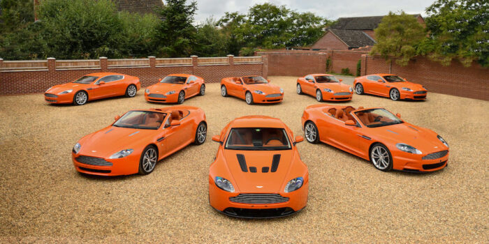 The Zoute Sale 2023, les Aston Martin Orange