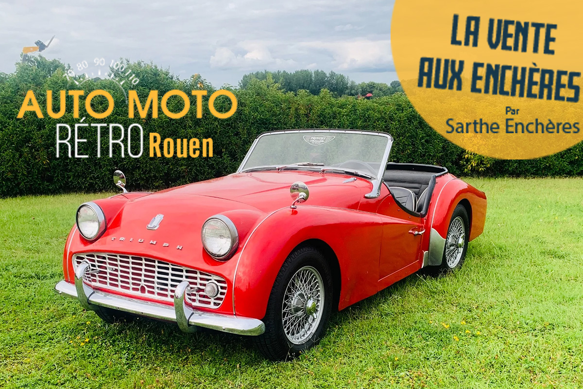 Cabriolets et 24h du Mans au catalogue pour la vente Sarthe Enchères du Salon Auto Moto Rétro Rouen