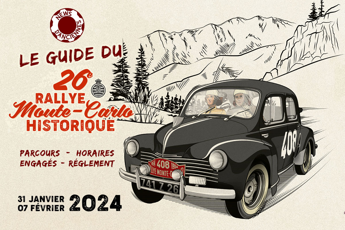 Guide du Rallye Monte-Carlo Historique 2024, le parcours, les horaires et les engagés