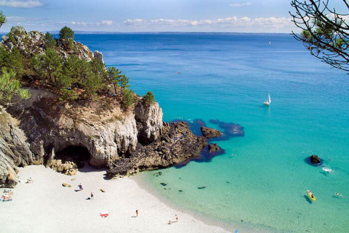La plage de lIle vierge-