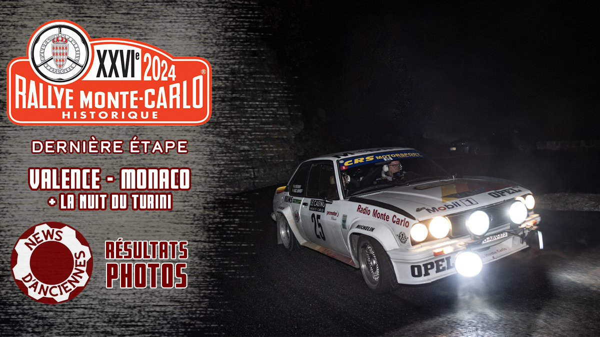 Rallye Monte-Carlo Historique 2024, les résultats de la dernière journée et les classements finaux
