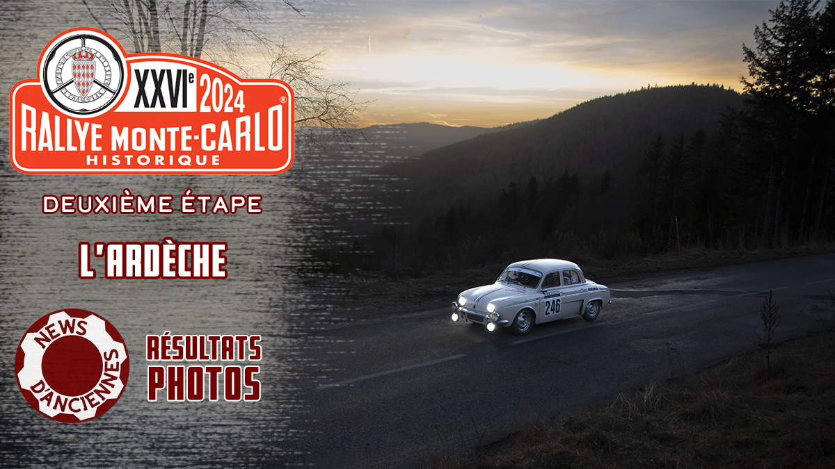 Rallye Monte-Carlo Historique 2024, les résultats de la deuxième journée