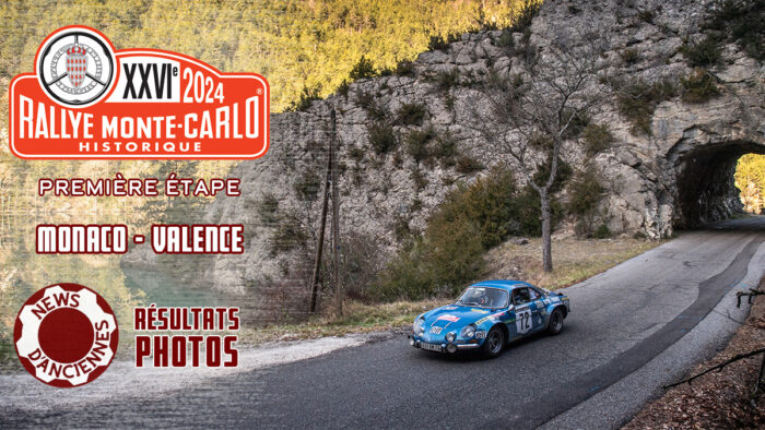 Rallye Monte Carlo Historique 2024 Premiere EtapeCOUV-