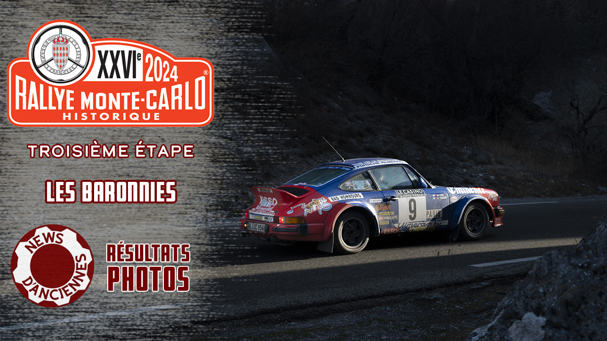 Rallye Monte-Carlo Historique 2024, les résultats de la troisième journée