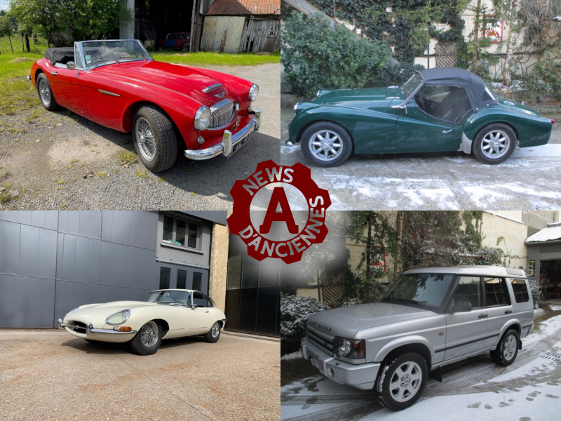 4 petites annonces de voitures anciennes à ne pas manquer : spécial anglaises