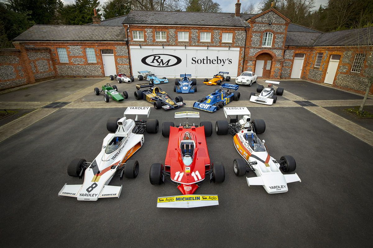 La collection Jody Scheckter entre autres superbes lots pour la vente RM Sotheby’s de Monaco