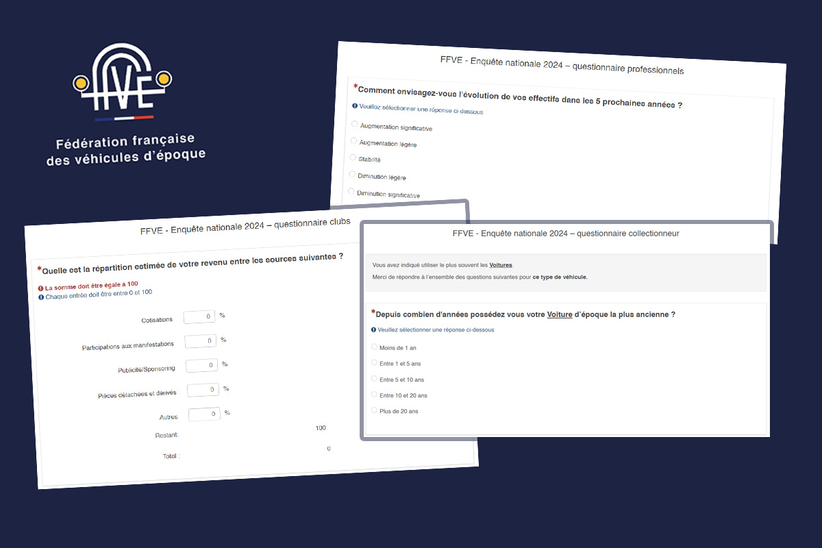 La FFVE lance une nouvelle enquête nationale pour cerner les besoins des collectionneurs