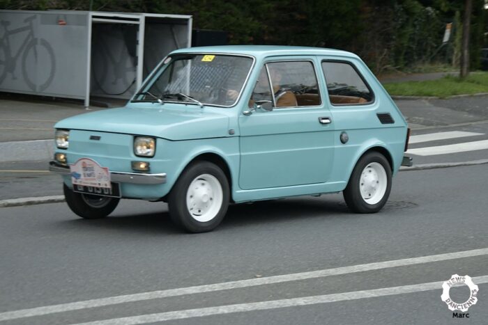 Fiat 126 à la Traversée de Nantes 2024