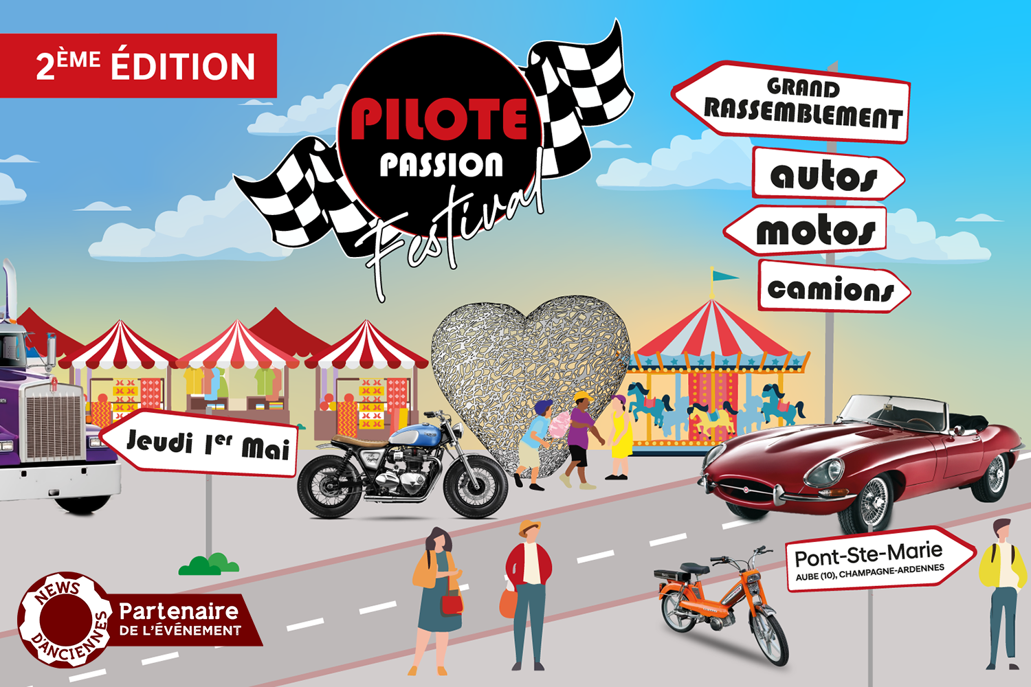 Le Pilote Passion Festival passera la seconde le 1er Mai à Troyes